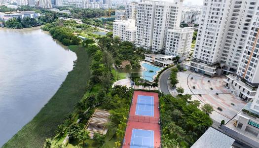 Riverside Residence, Quận 7 Căn hộ Riverside Residence tầng trung, view thành phố.