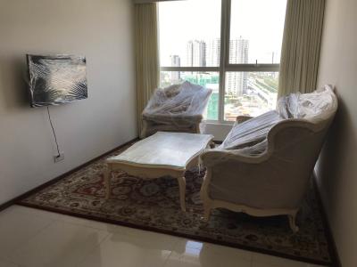 Phòng khách Thảo Điền Pearl, Quận 2 Căn hộ Thảo Điền Pearl tầng cao, view thành phố sầm uất.