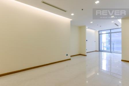 Phòng khách Căn góc Vinhomes Central Park 2 phòng ngủ tầng thấp Park 4