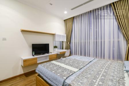Phòng Ngủ 1 Căn hộ Vinhomes Central Park 3 phòng ngủ tầng thấp L1 đầy đủ nội thất