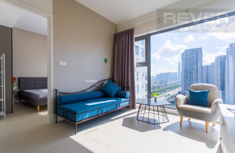 Phòng Khách Bán và cho thuê căn hộ Aspen Gateway Thảo Điền tầng cao, 1PN, đầy đủ nội thất