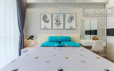 Phòng Ngủ 1 Căn hộ Happy Residence 2 phòng ngủ tầng trung tháp B nội thất đầy đủ