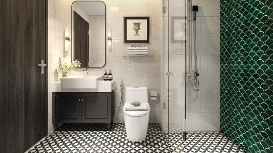 Nhà mẫu Picity High Park, Quận 12 Căn hộ tầng trung Picity High Park đón gió, view thoáng mát.