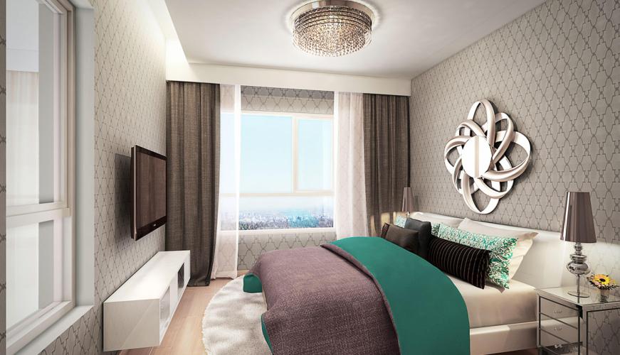 Vista Verde - Phòng ngủ căn duplex mẫu