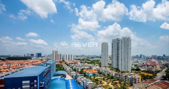 View Sunrise City, Quận 7 Căn hộ Sunrise City tầng trung, ban công hướng Tây, view thành phố