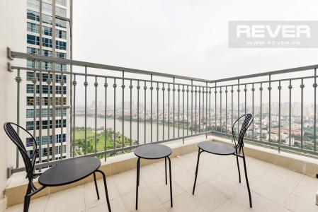 bancony Căn góc Vinhomes Central Park tầng cao C1 view trực diện sông