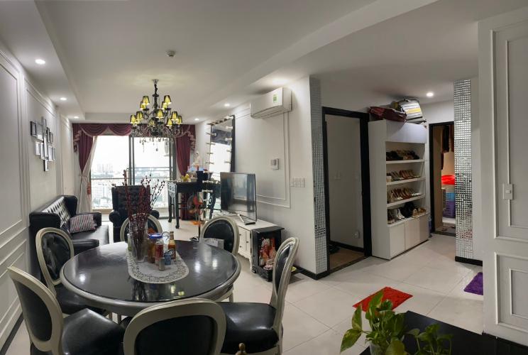 Tổng quan căn hộ The Gold View Bán căn hộ The Gold View thuộc tầng trung, 2 phòng ngủ, diện tích 85m2, đầy đủ nội thất.