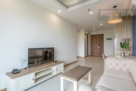 Phòng khách căn hộ NEW CITY THỦ THIÊM Cho thuê căn hộ New City Thủ Thiêm 1PN, tầng thấp, đầy đủ nội thất, view thoáng