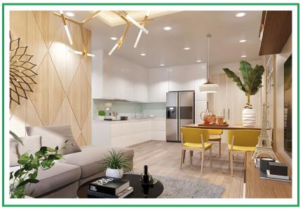 Phối cảnh căn hộ Topaz Elite Căn hộ Topaz Elite ban công hướng Bắc