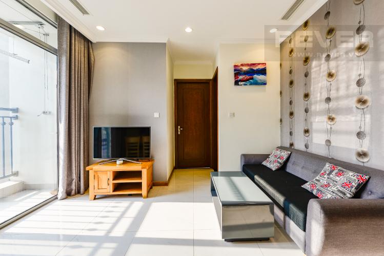 Phòng khách Officetel Vinhomes Central Park 1 phòng ngủ tầng trung C3 hướng Tây