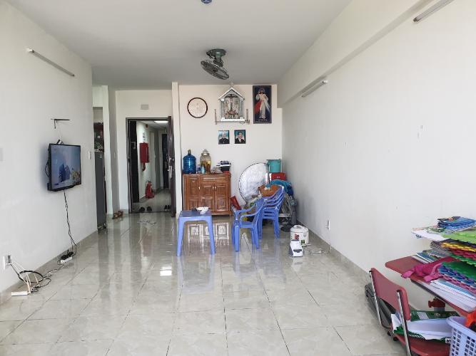 Phòng khách căn hộ chung cư An Hội 3, Gò Vấp Căn hộ chung cư An Hội 3 bàn giao nội thất cơ bản, hướng Tây Nam.