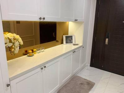 Phòng bếp căn hộ 4S RIVERSIDE BÌNH TRIỆU Bán căn hộ 4S Riverside Garden Bình Triệu 3PN, tầng 17, diện tích 330m2, đầy đủ nội thất cao cấp