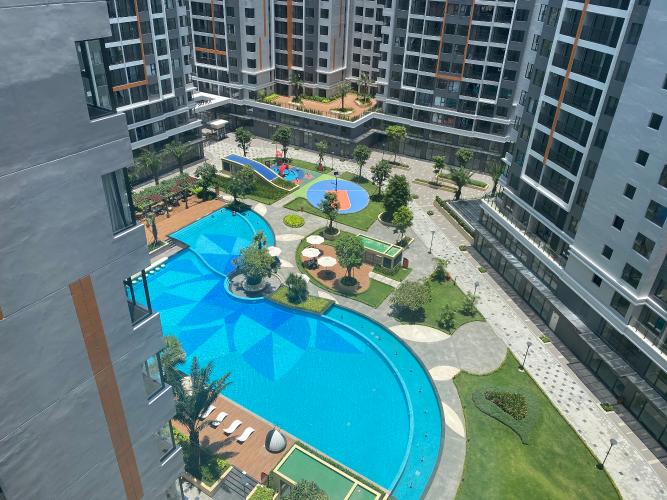 View căn hộ Safira Khang Điền Căn hộ view hồ bơi Safira Khang Điền tầng thấp, diện tích 63m2.