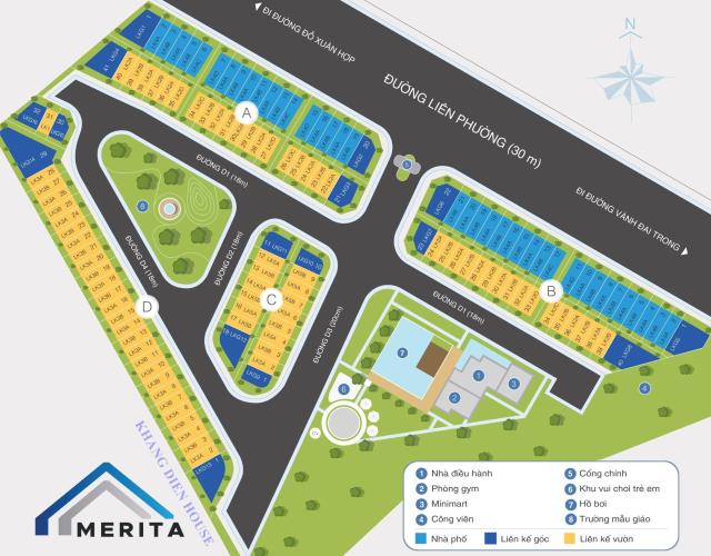 Merita Khang Điền - mat-bang-merita-khang-dien-house