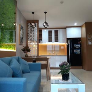 Phòng khách căn hộ Sunrise Riverside Cho thuê căn hộ Sunrise Riverside tầng trung, đầy đủ nội thất, diện tích 71.03m2.