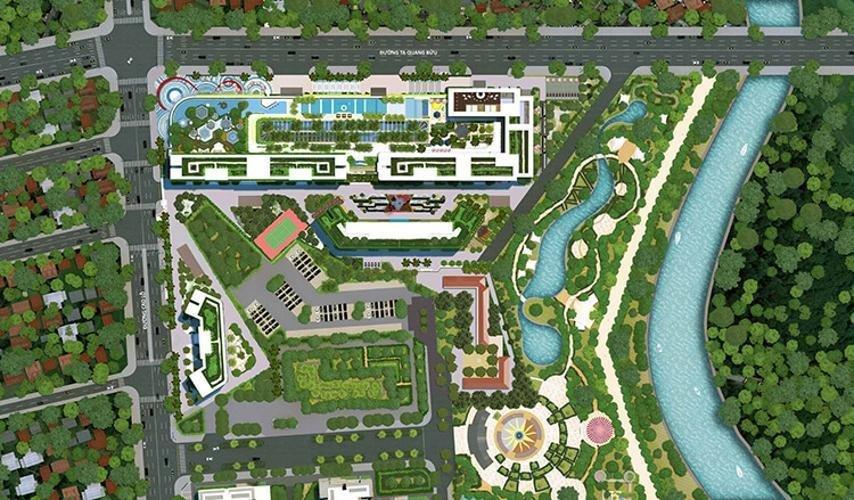 Mặt bằng Căn hộ Topaz Elite quận 8 Căn hộ Topaz Elite thiết kế hiện đại, view thoáng mát