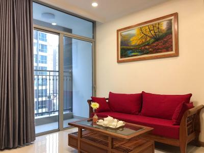 Phòng khách Vinhomes Central Park Căn hộ Vinhomes Central Park ban công hướng Nam, view đón gió.