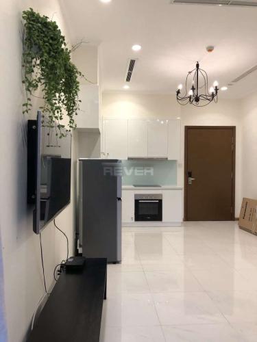 Phòng khách căn hộ Vinhomes Central Park Office-tel Vinhomes Central Park tầng 1 nội thất cơ bản liền tường.