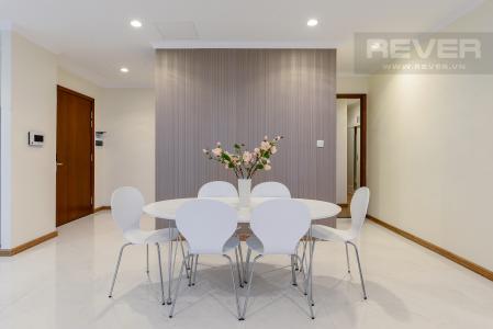 bàn ăn Căn góc Vinhomes Central Park tầng cao C1 view trực diện sông