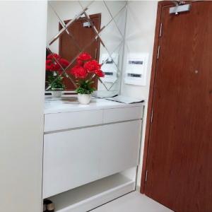 Nội thất căn hộ The Gold View Căn hộ tầng cao The Gold View 2 phòng ngủ, ban công hướng Tây Bắc.