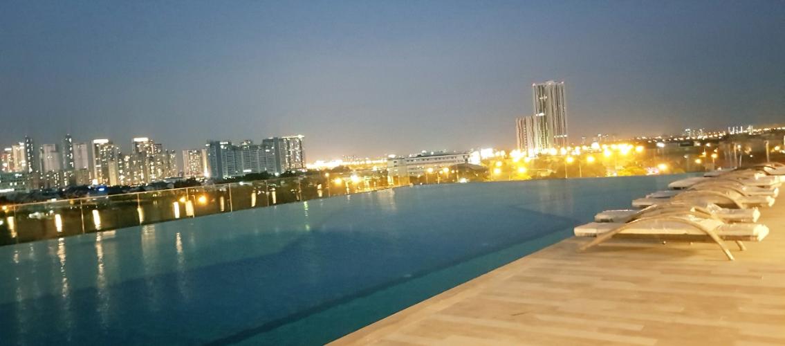 Hồ bơi The Sun Avenue Căn hộ tầng 9 The Sun Avenue 2 phòng ngủ, view thành phố.