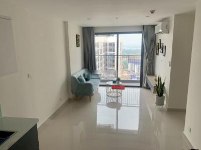 Phòng khách Vinhomes Grand Park Quận 9 Căn hộ Vinhomes Grand Park tầng cao, ban công hướng Tây Bắc.