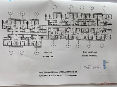 Bản vẽ căn hộ One Verandah Bán căn hộ One Verandah sắp được bàn giao, diện tích 80.17m2 view thành phố và sông, tiện tích 24/7.