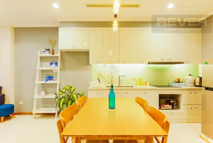 Phòng Bếp Căn hộ Vinhomes Central Park trung tầng Landmark 3 thiết kế hiện đại, sang trọng