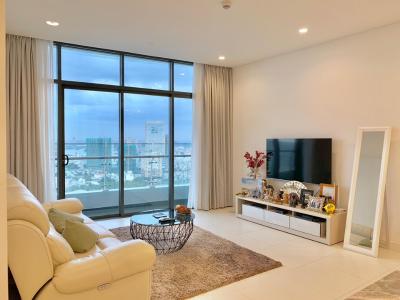 Phòng khách căn hộ CITY GARDEN Cho thuê căn hộ City Garden 2 phòng ngủ, tầng cao, diện tích 109m2, view thành phố