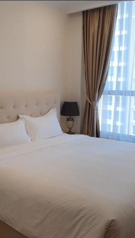Phòng ngủ , Căn hộ Vinhomes Central Park , Quận Bình Thạnh Căn hộ Vinhomes Central Park tầng 35 thoáng mát, nội thất đầy đủ