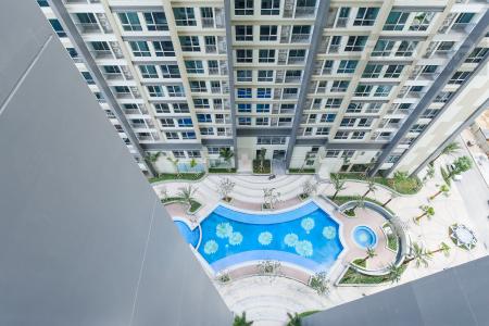 View Officetel Vinhomes Central 2 phòng ngủ tầng trung L4 nhà trống