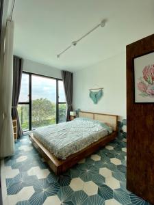 phong_ngu_1 Căn hộ cho thuê  Feliz en Vista 1 phòng ngủ, 1 toilet ,tầng thấp, diện tích sàn 58m2