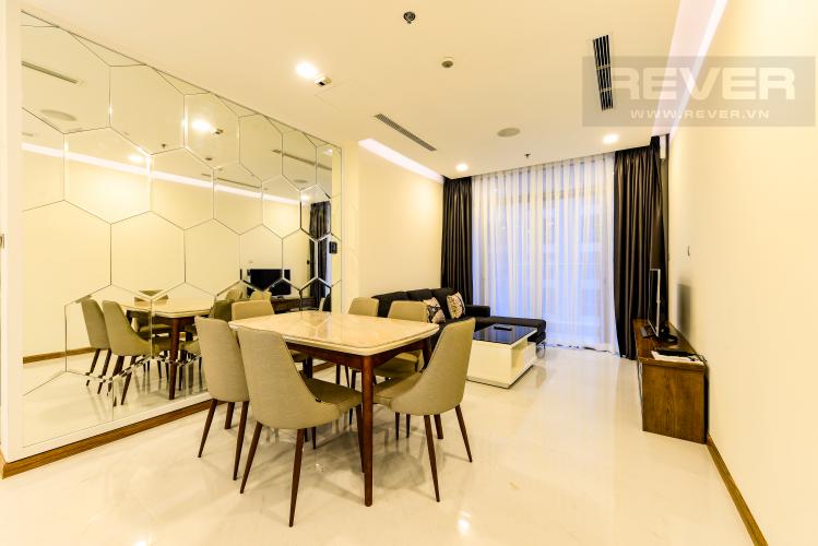 Bàn Ăn Căn hộ Vinhomes Central Park tầng cao Park 6 rộng rãi, thoáng mát, view sông