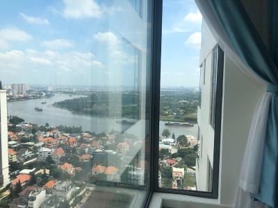 View phòng ngủ Gateway Thảo Điền Quận 2 Căn hộ Gateway Thảo Điền tầng cao, ban công rộng rãi thoáng mát.