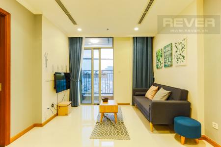 Phòng Khách Căn hộ Vinhomes Central Park trung tầng Landmark 3 thiết kế hiện đại, sang trọng