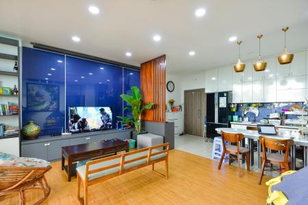 Phòng khách penthouse Chung cư Bộ Công An Cho thuê penthouse Chung cư Bộ Công An 3PN, diện tích nhà 160m2, diện tích sân vườn 200m2, đầy đủ nội thất