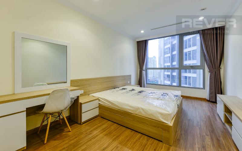 phong ngủ 2 Căn hộ Vinhomes Central Park trung tầng Landmark 1 view nội khu