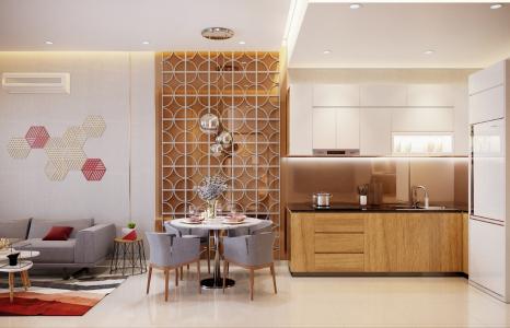 Nhà mẫu Picity High Park, Quận 12 Căn hộ tầng trung Picity High Park ban công hướng Đông Bắc