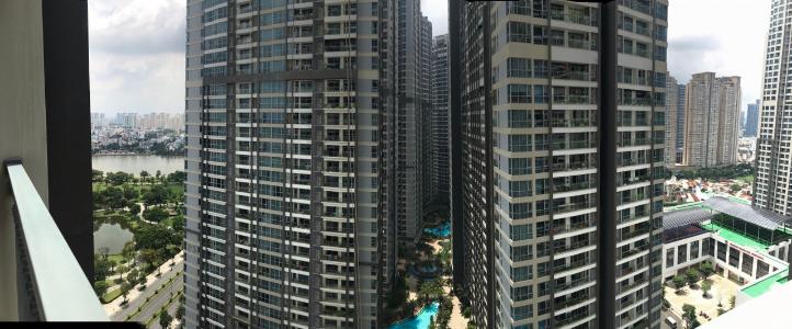 căn hộ Vinhomes Central Park Cho thuê căn hộ tầng cao nội thất cơ bản, view nội khu Vinhomes Central Park