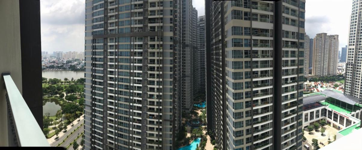 căn hộ Vinhomes Central Park Cho thuê căn hộ tầng cao nội thất cơ bản, view nội khu Vinhomes Central Park