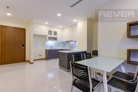 Bàn ăn Căn hộ Vinhomes Central Park 3 phòng ngủ tầng trung P6 view sông