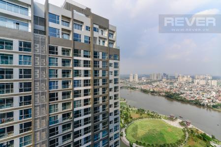 View Căn hộ Vinhomes Central 2 phòng ngủ tầng cao P3 view sông