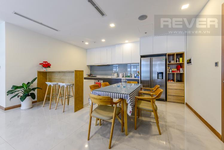 Bàn ăn Căn góc Vinhomes Central Park 4 phòng ngủ tầng trung Park 6