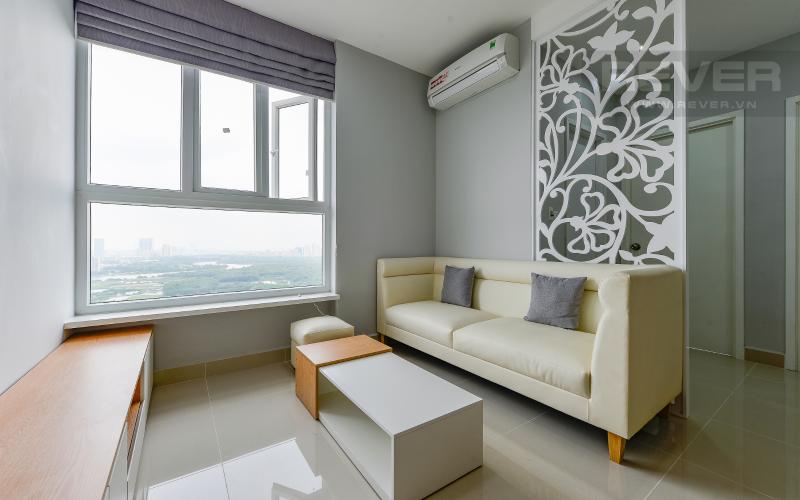 Phòng khách Căn góc The Park Residence tầng cao, view đẹp tháp B2