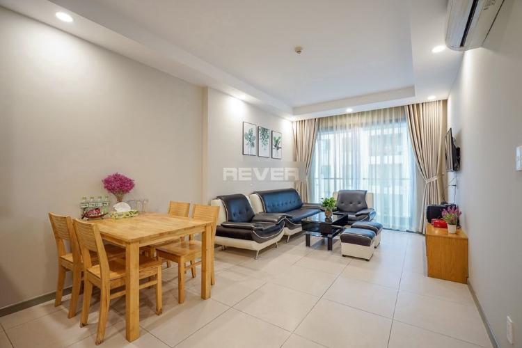 Phòng khách căn hộ The Gold View, Quận 4 Căn hộ The Gold View tầng cao bàn giao đầy đủ nội thất tiện nghi.