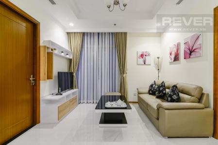 Phòng Khách Căn hộ Vinhomes Central Park 3 phòng ngủ tầng thấp L1 đầy đủ nội thất