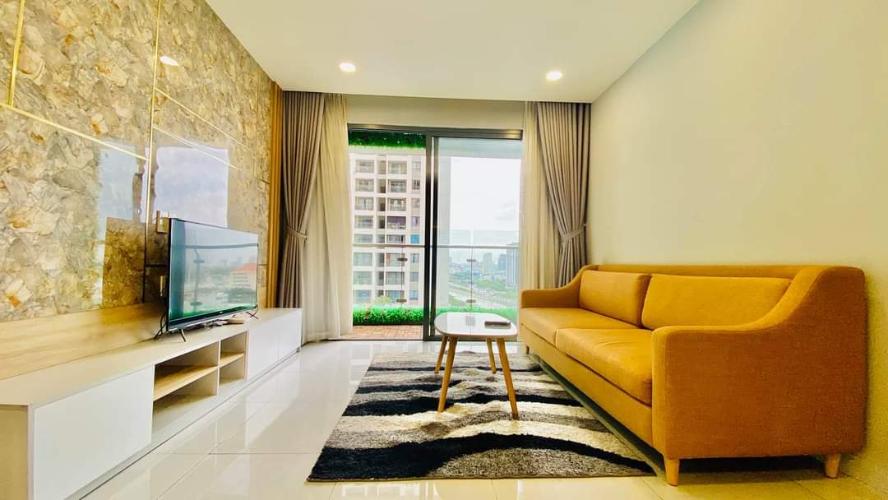 Phòng khách căn hộ Bán căn hộ The Gold View thuộc tầng trung, diện tích 81m2 