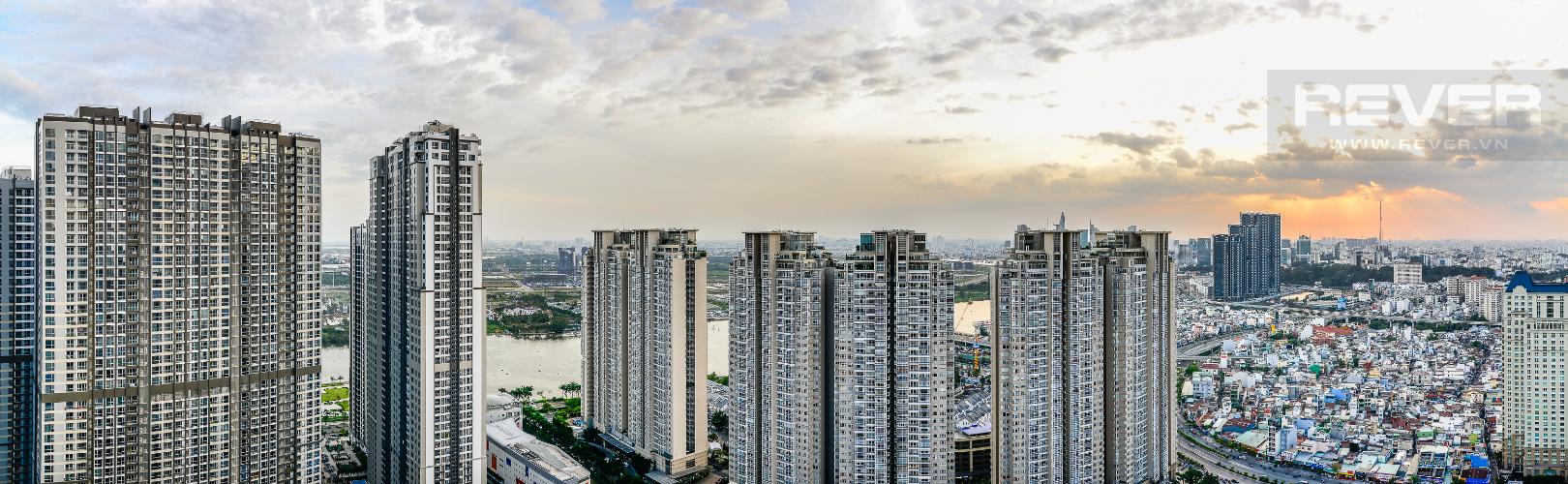 View Căn hộ Vinhomes Central Park 3 phòng ngủ tầng cao C3 nội thất đầy đủ