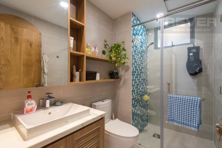 Toilet căn hộ PALM HEIGHTS Cho thuê căn hộ Palm Heights 3PN, tầng thấp, đầy đủ nội thất, view sông và nội khu