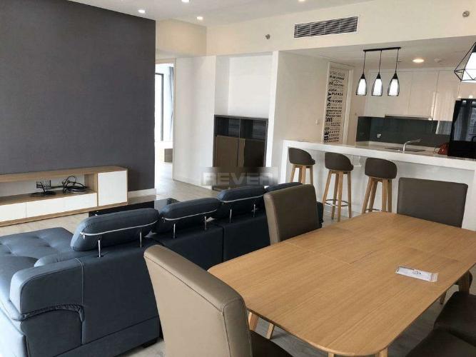 Phòng khách căn hộ Gateway thảo Điền Căn hộ Gateway Thảo Điền đầy đủ nội thất, view thành phố tuyệt đẹp.